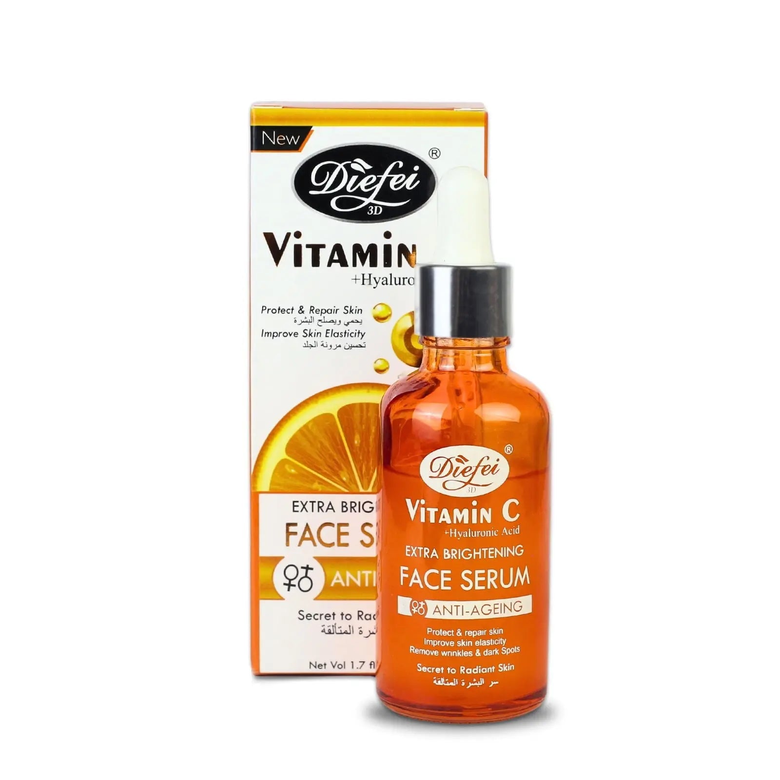 Radiant Glow Vitamin C Face Serum – Anti-Aging & Brightening Formula